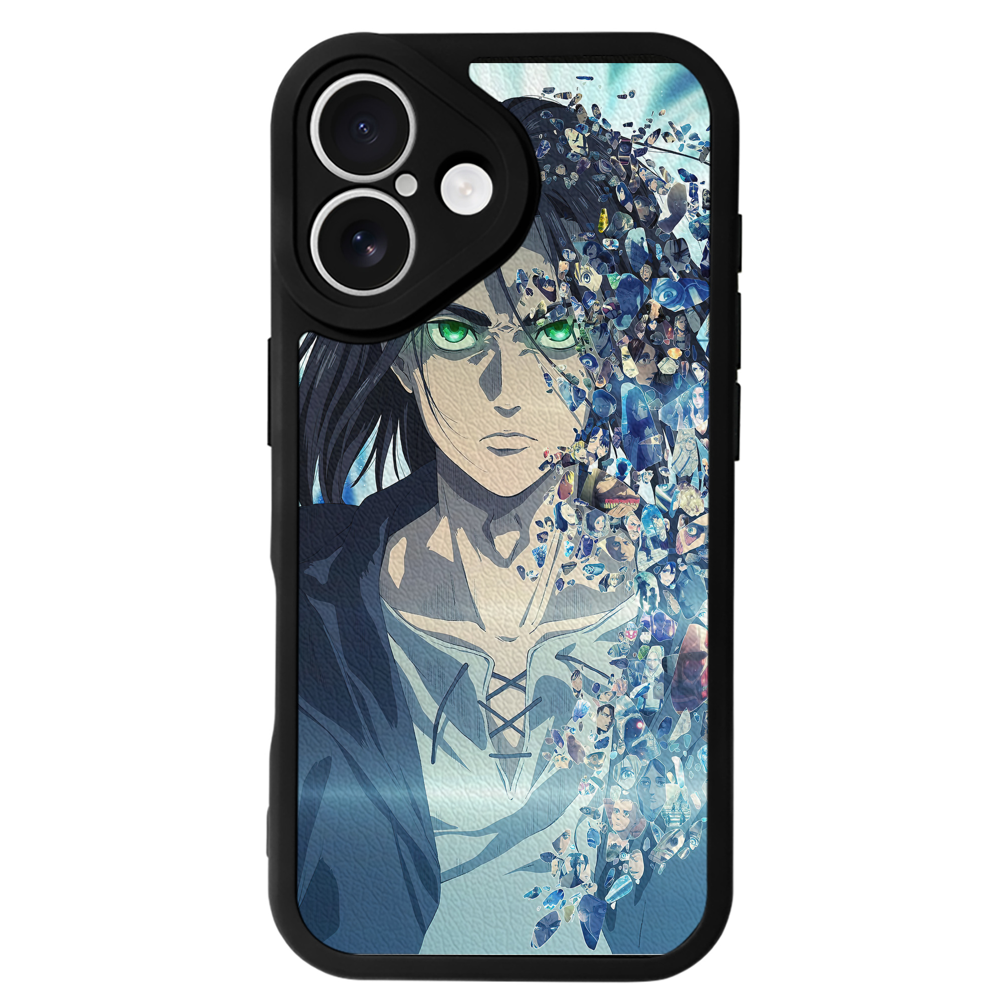 （画像用） 進撃の巨人 Attack on Titan 【iPhone 16シリーズ対応】シリコンスマホケース（レザー調） 材質：シリコン